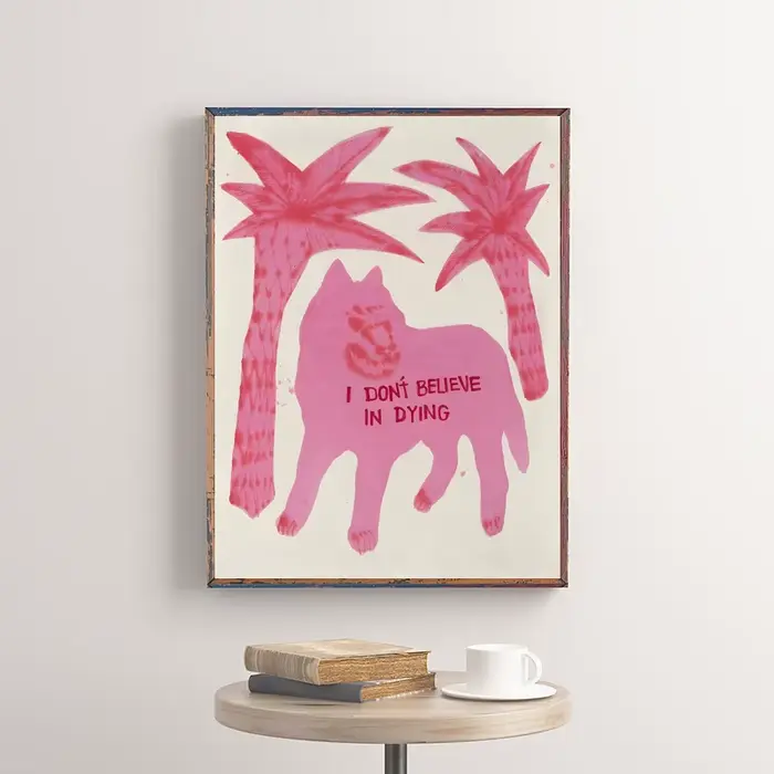 Affiche d'illustration classique abstraite