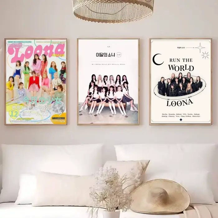 Affiche coréenne Kpop Band l-loona Kpop