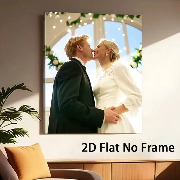 1 pièce Impression d'affiches personnalisées, Photos personnalisées, Photos de mariage, Photos de remise de diplôme, Impression sur toile murale, Cadeau de vacances