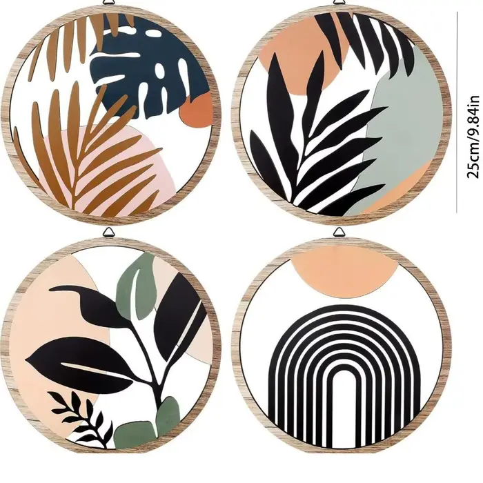 Décoration murale artisanale en bois