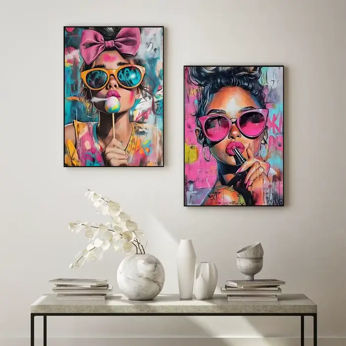 Affiche de style rétro américain