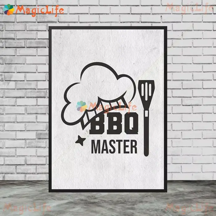 Affiches de cuisine amusantes avec citations de barbecue