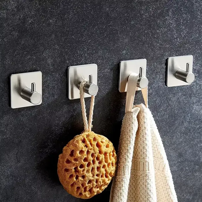 Crochets auto-adhésifs en acier inoxydable 3M