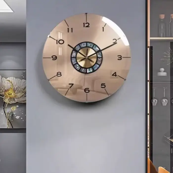 Design horloges murales de luxe aiguille moderne intérieur minimaliste horloge silencieux élégant Reloj numérique Pared meubles décoration