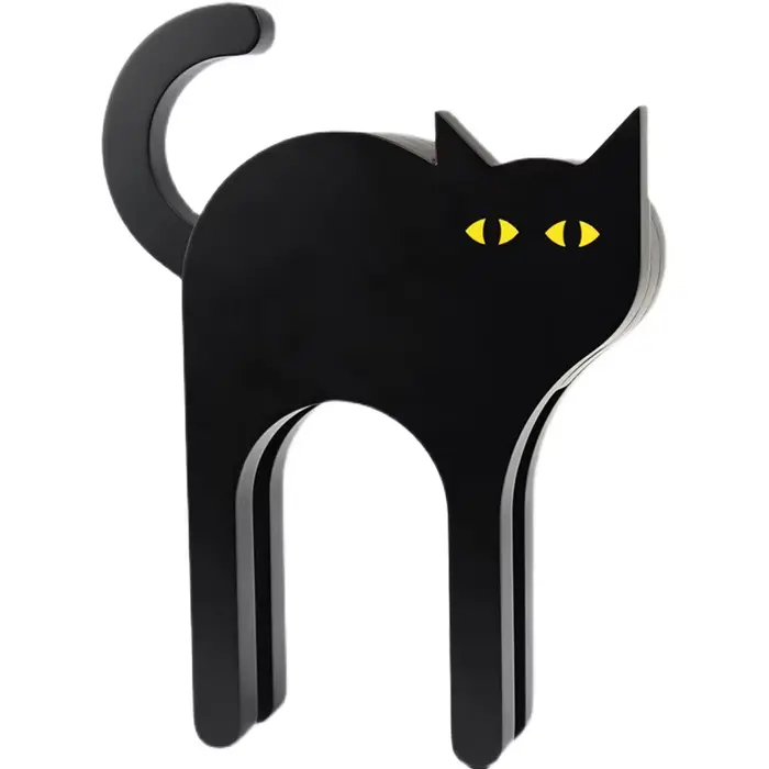 Décoration murale chat noir