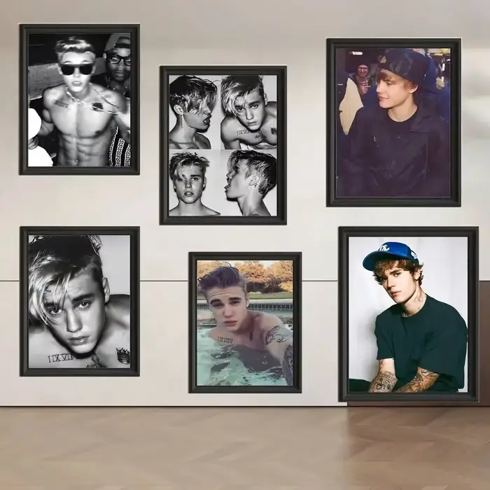 Affiche de chanteur J-Justin Biebers