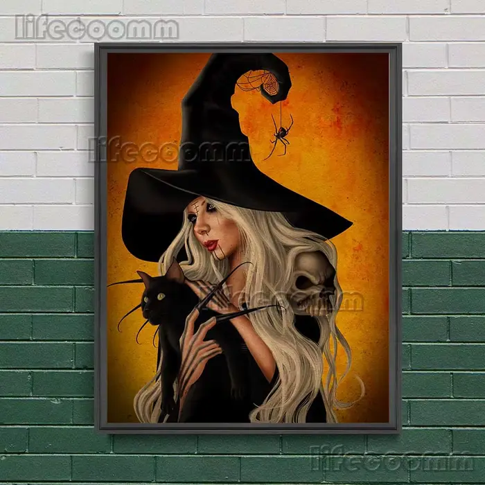 Toile d'art mural Vintage Hex Of The Wicked Witch