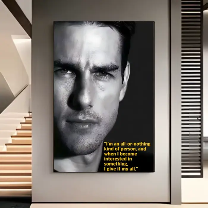 Affiche de l'acteur Tom Cruise Top Gun Mission Impossible