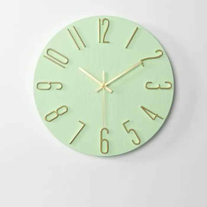 Horloge murale suspendue Simple de 12 pouces