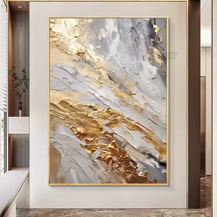 Image abstraite contemporaine de grande taille