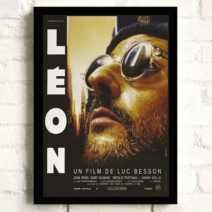 Film classique Leon le professionnel maison mur Art décor toile affiche haute qualité toile jet d'en