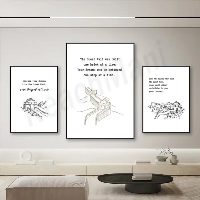 Grande muraille d'inspiration: citations inspirantes