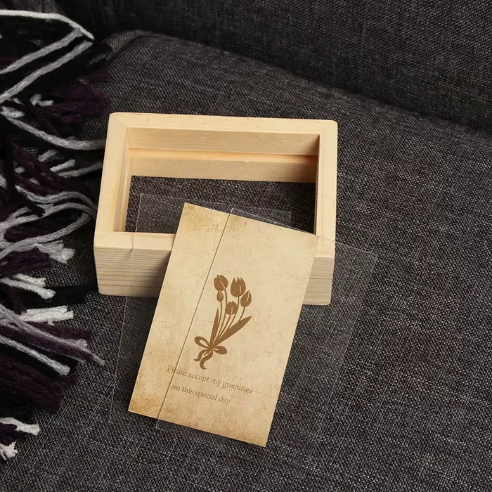 Cadre photo vintage en bois multi-décoratif