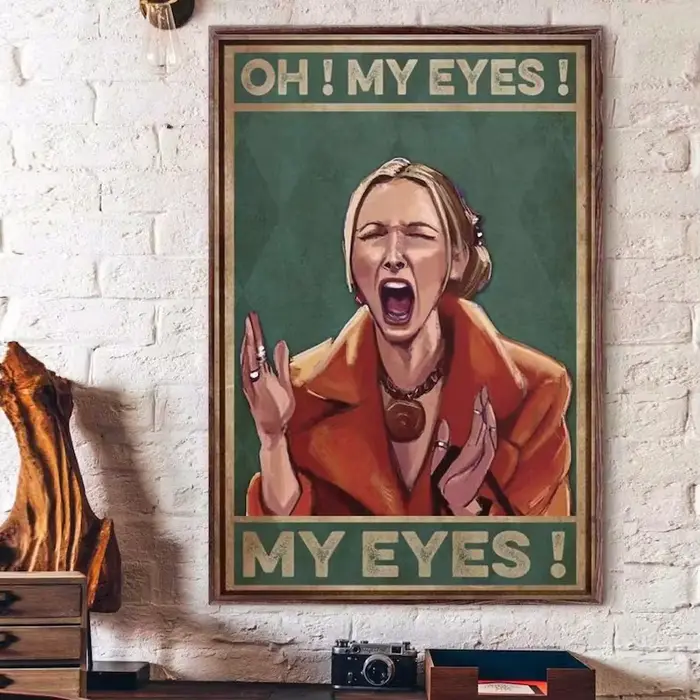 Phoebe Buffay "Oh My Eyes" drôle classique émission de télévision amis affiche toile peinture mur Art photos pour salon décor à la maison