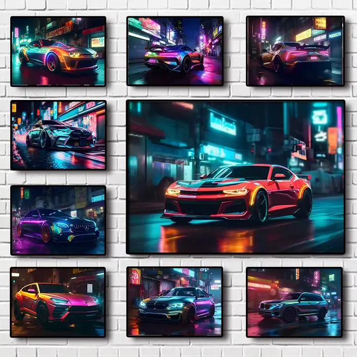 Affiche de voiture Pop de renommée mondiale