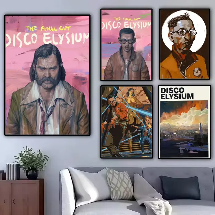 Affiche de jeu vidéo Disco Elysium