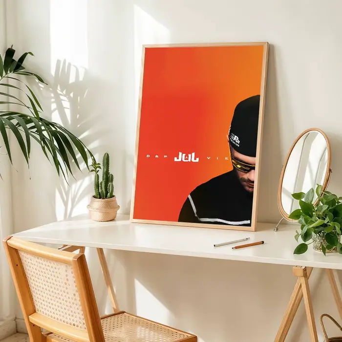 Affiche avec Logo du rappeur JUL