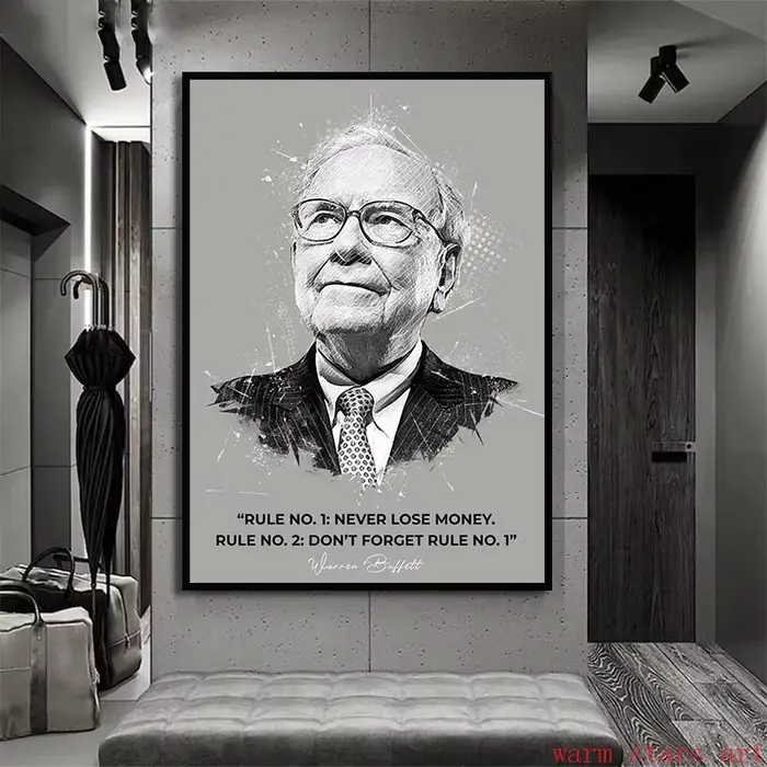 Warren boardett Movational Quotes Poster Prhonneur