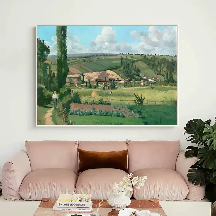 Affiche de paysage de la nature de Camille Pissarro