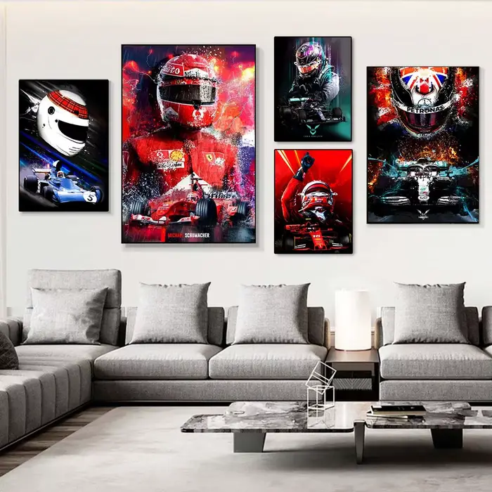 Affiche de course de formule F1