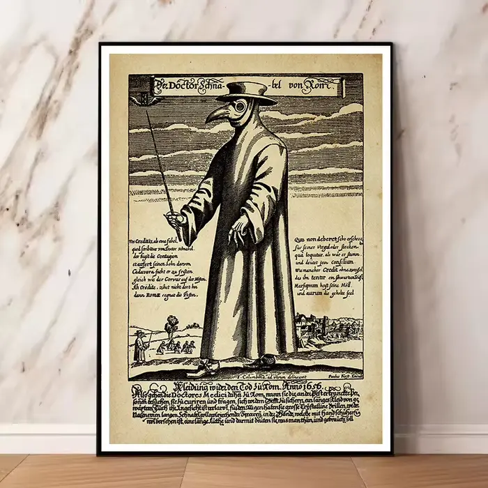 Affiche Vintage de Sorcières Satan et les Démons du Sabbat
