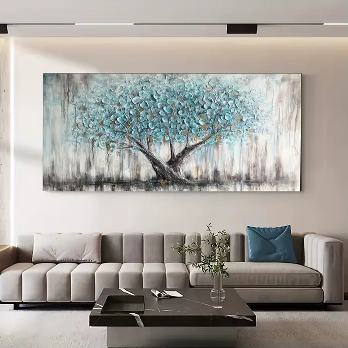 Arbre de Vie Abstrait Peinture Art