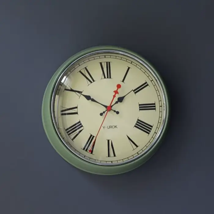 Grande Horloge Murale Américaine, Vintage, Shabby Chic, Salon, Rétro, Décoration de Maison, Chambre à Coucher, Bar Décoratif, Cadeau, SC624