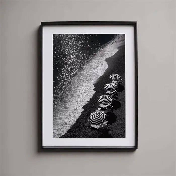 Affiche d'art de plage tropicale