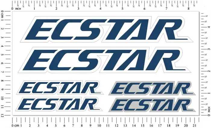 Ecstar autocollants laminés Moto GP sponsor Moto décalcomanies ensemble pour Suzuki Honda Kawasaki D