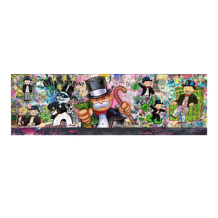 Alec monopole Graffiti mur Art affiche Alec rue toile Art imprime Alec mur décor photo Alec monopole