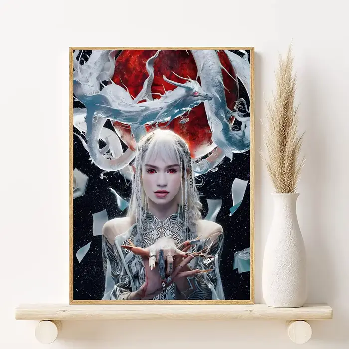 Affiche Claire Elise Boucher affiche HD art collant mur étanche maison salon chambre bar décoration 
