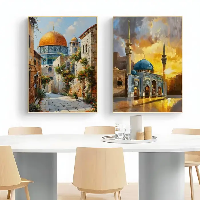 Affiche murale de la mosquée Nabawi
