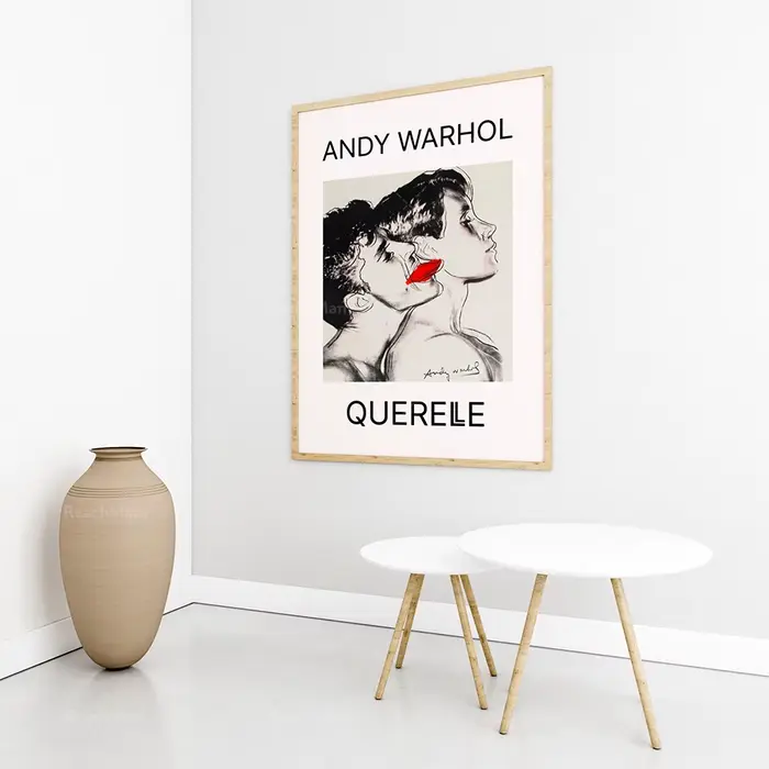 Affiche Imprimable du Film Andy Warhol, de Haute Qualité