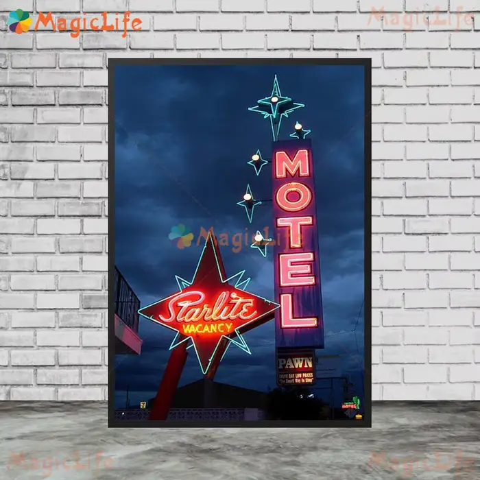 Las Vegas Casino paysage motel cartes à jouer affiche nordique mur Art toile peinture mur photos pour salon décor sans cadre