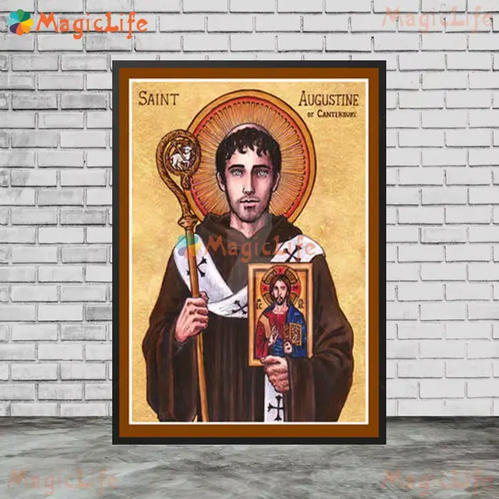 Peinture murale sur toile de la religion Sainte Anne