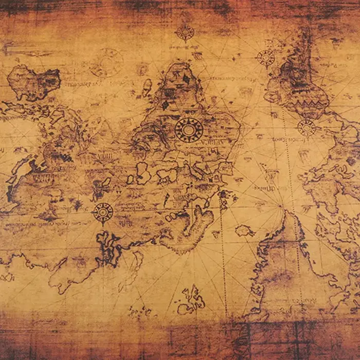 Grande affiche en papier rétro de Style Vintage Globe carte du vieux monde cadeaux 71x51cm livraison directe