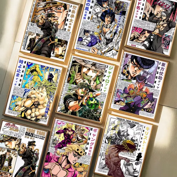 Affiches et imprimés Manga japonais de Jojo's Bizarre Adventure