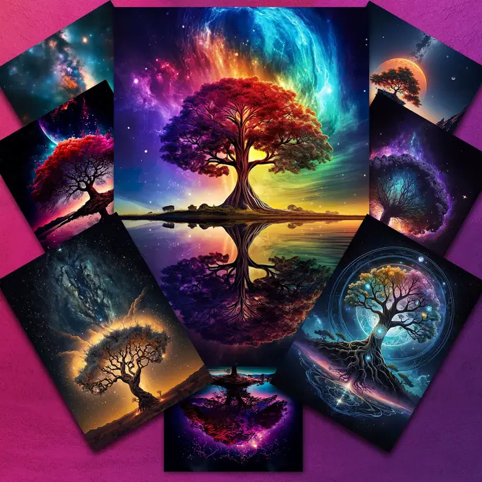 L'arbre de vie dans l'univers