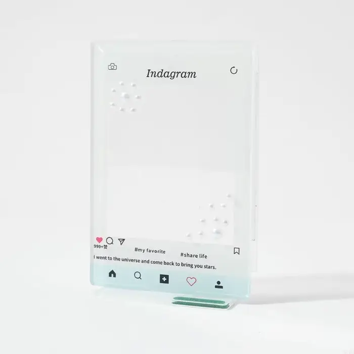 Cadre Photo en acrylique transparent