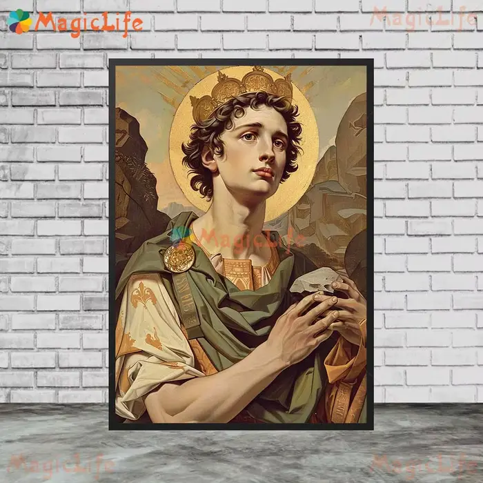 Affiches murales imprimées de religion de croyant missionnaire vintage
