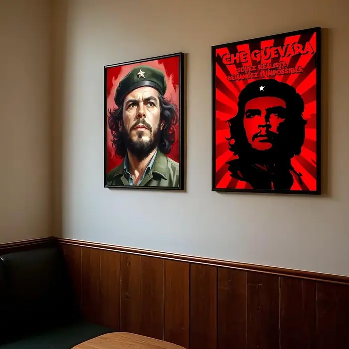 Affiche de héros révolutionnaire de célébrité Che Guevara
