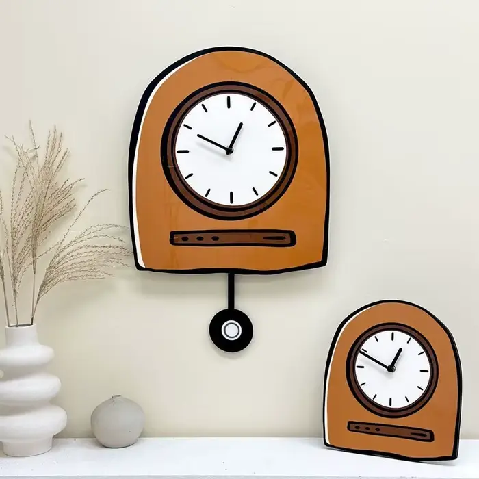Horloge murale de dessin animé coréenne