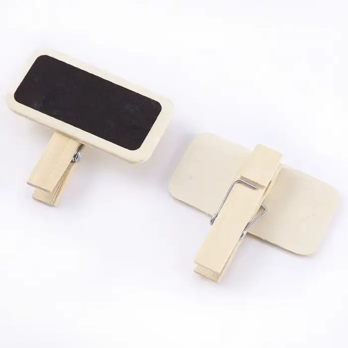 Mini tableau noir en bois pour messages