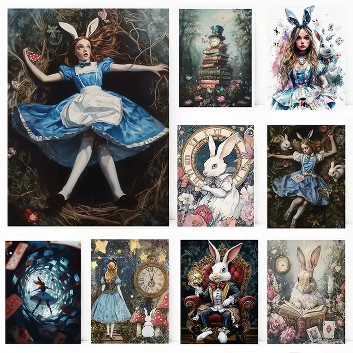 Affiche d'Alice au pays des merveilles
