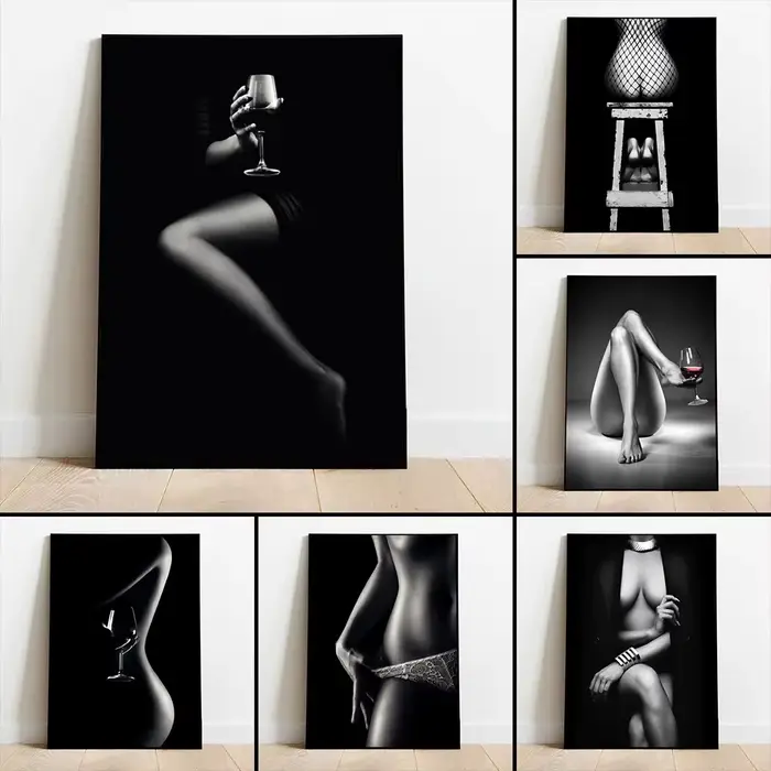 Affiche d'art Mural de femme nue Sexy