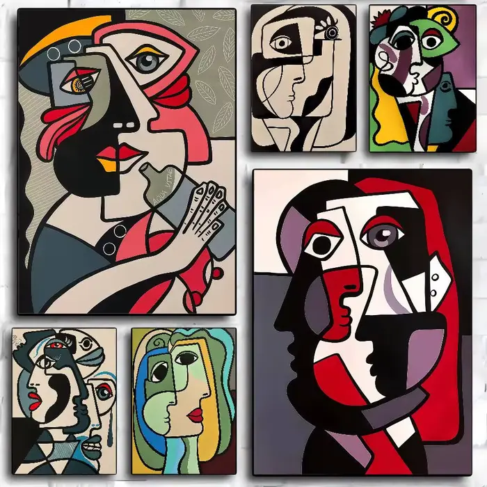 Affiches de film classique d'art Picasso abstrait, affiche de qualité HD, peinture artistique murale, étude, décoration nordique pour la maison