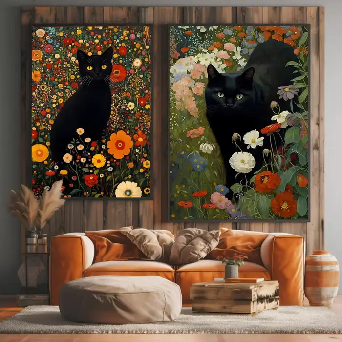G-Gustav Klimt pour la peinture de chats