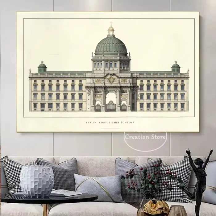 Peinture sur toile nordique classique