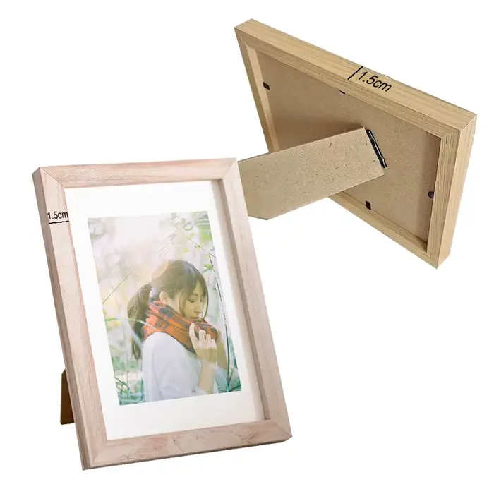 Cadre Photo en bois personnalisé pour murs 10X15 15X20 20X25 A4