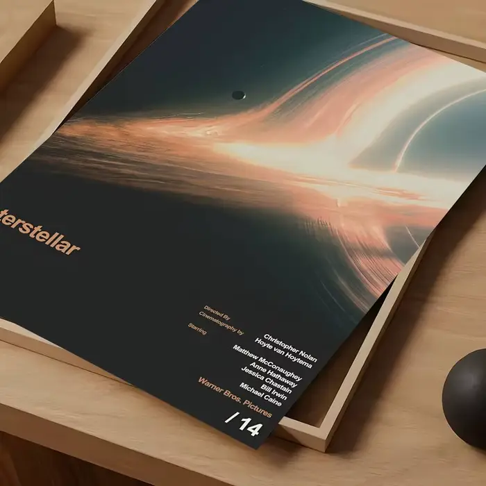 Affiche de film classique i-interstellar